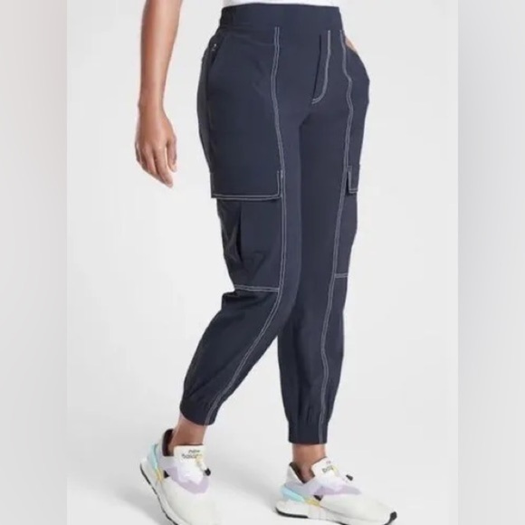 Athleta Chelsea Utility Jogger Navy - 0 - Picture 1 of 6
